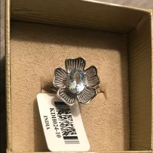 2.3 CT Sterling Silver Topaz ring